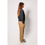 "The Original Limpies" baggy skate pant in beige. These classic baggy pants respect the volume of the 90s, offering the most comfortable vintage skate fit. Made in USA.