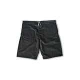 "The Original Limpies" skate shorts in black corduroy. Corduroy skate shorts with retro texture and a wide cut that define retro streetwear of the 90s. Made in USA.