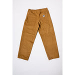 Baggy skate pants in a Camel Lights beige tone. The retro skate trousers with the oversized cut of the 90s, essential for 90s streetwear khaki fans. Made in USA.