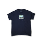 Limpies Cardboard Motorsports T-Shirt — retro skate clothing inspired by 90s motorsport culture. Vintage-style graphic tee from Limpies skatewear brand, featuring bold print and sustainable streetwear design for skaters.