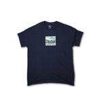 Limpies Cardboard Motorsports T-Shirt — retro skate clothing inspired by 90s motorsport culture. Vintage-style graphic tee from Limpies skatewear brand, featuring bold print and sustainable streetwear design for skaters.