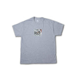 Hood Limpies Motorsports T-Shirt — retro skate clothing brand inspired by 90s streetwear and motorsport culture. Vintage-style graphic tee by Limpies skatewear, bold print for skaters and street style enthusiasts.