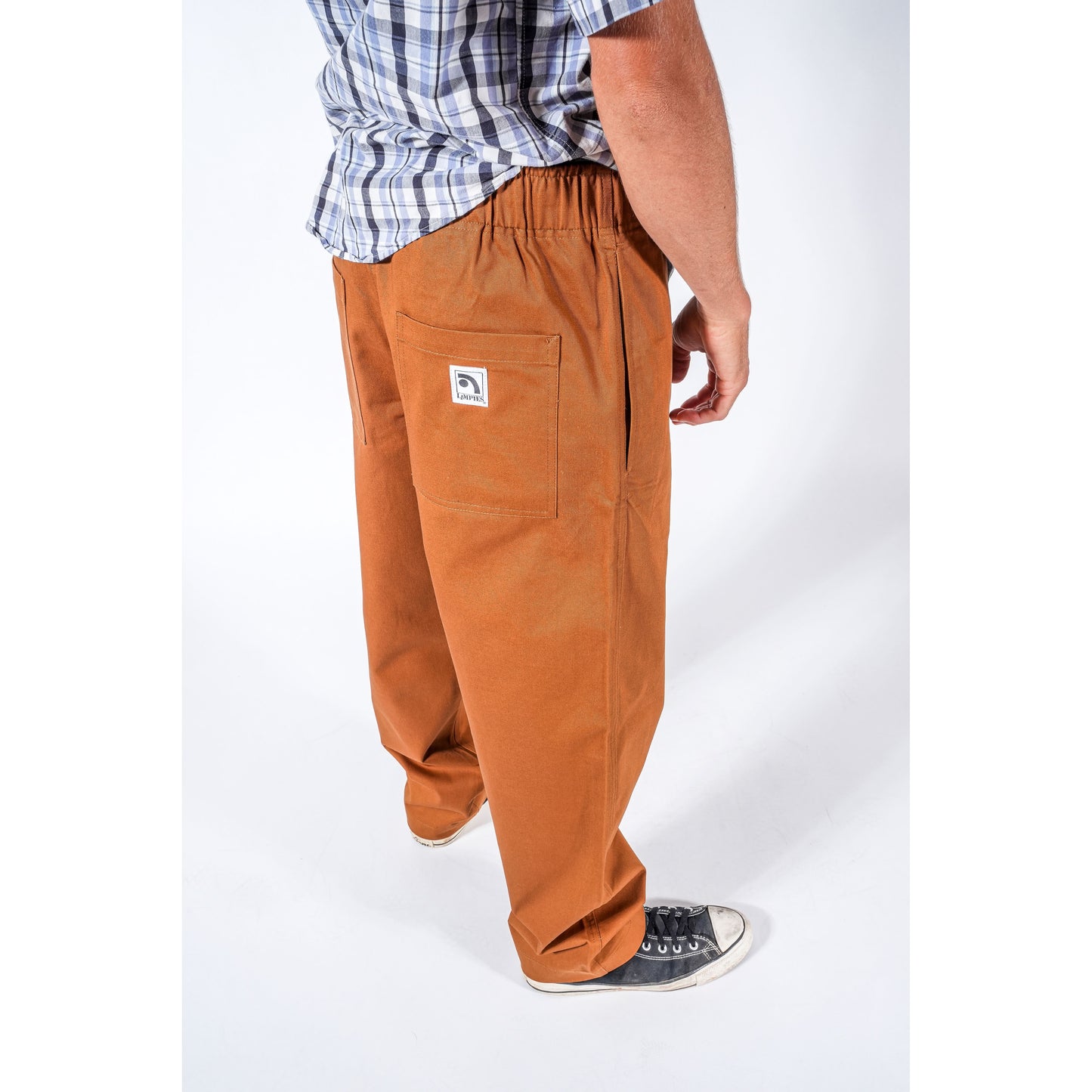The "Wilted Flower” Skate Pant (Beige)