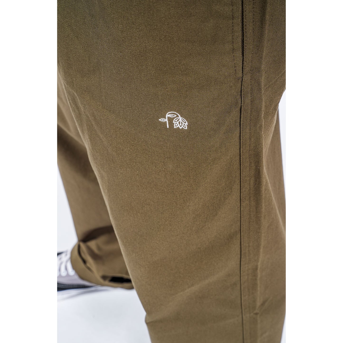 The "Wilted Flower” Skate Pant (Olive)
