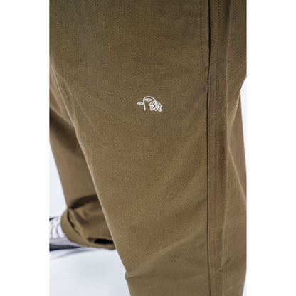 The "Wilted Flower” Skate Pant (Olive)