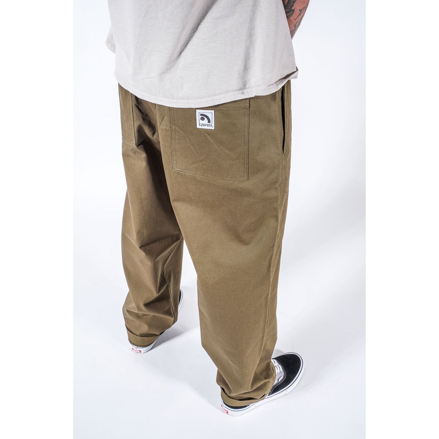 The "Wilted Flower” Skate Pant (Olive)