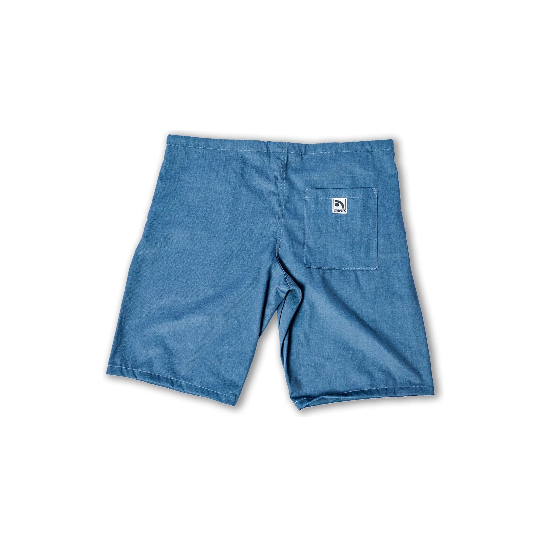 Limpies Blue The Original Skate Short – made in USA, retro skate clothing brand inspired by 90s streetwear. High-quality skate short with vintage style, comfortable fit for skaters and street style enthusiasts.