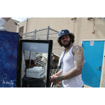 Limpies Patch Logo 5-Panel Unstructured Snapback Hat — retro skatewear brand hat with woven patch logo. Mid-profile 5-panel unstructured crown, one-size snapback closure, vintage street style for skaters.