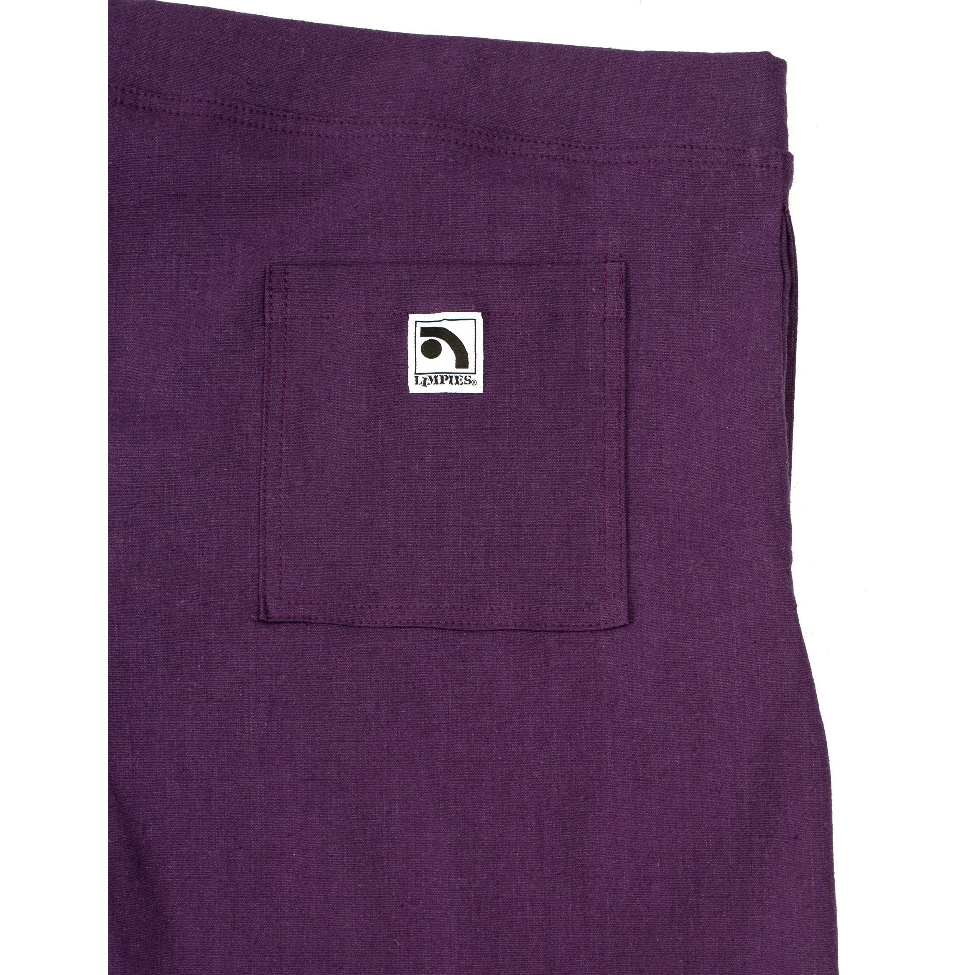 Purple Skate Pant Pocket Logo