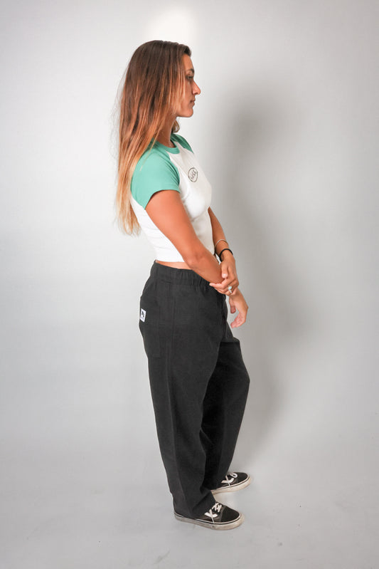 The "Leeper's Sweeper” Pant (Black)