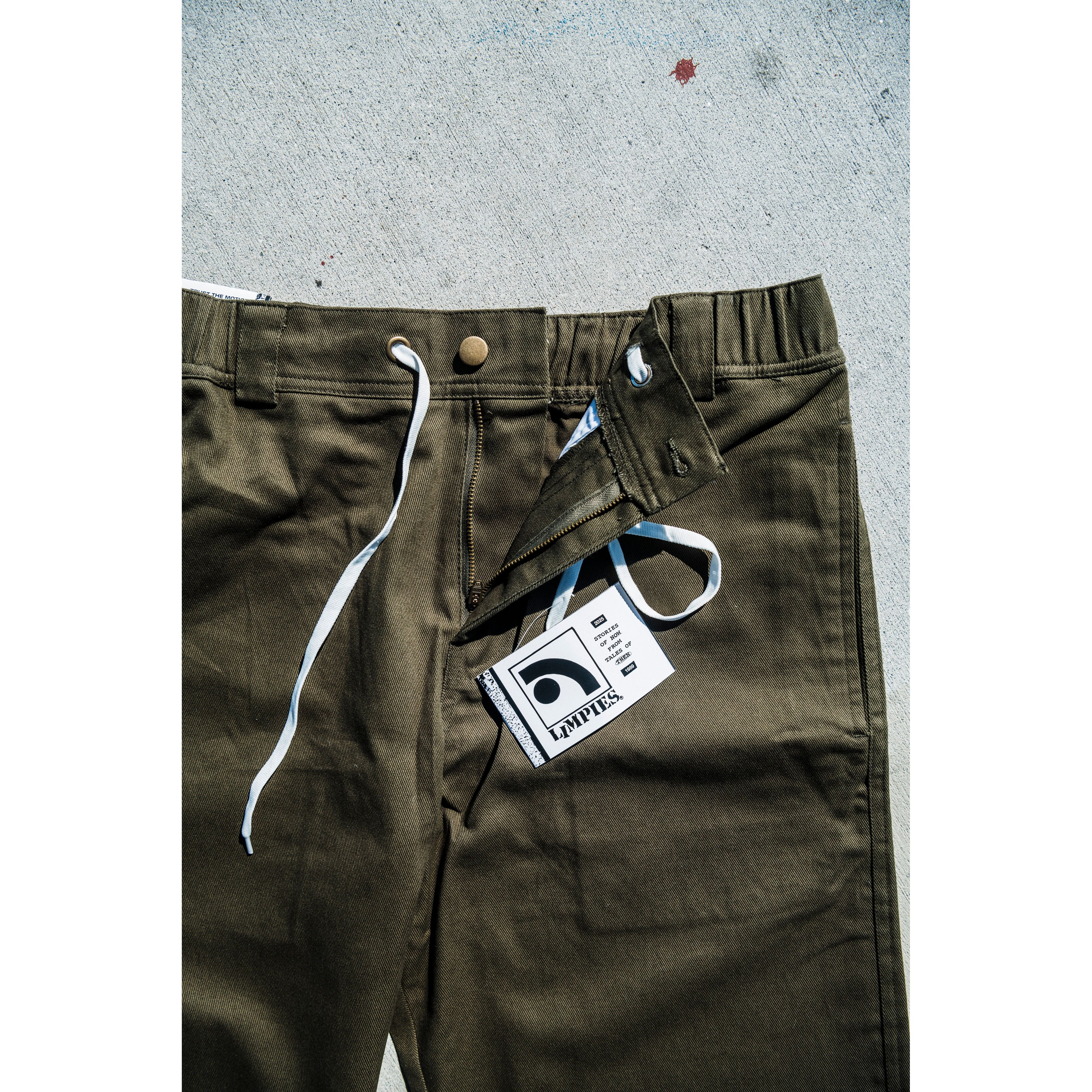 The “Navin” Skate Pant (Olive) – Limpies