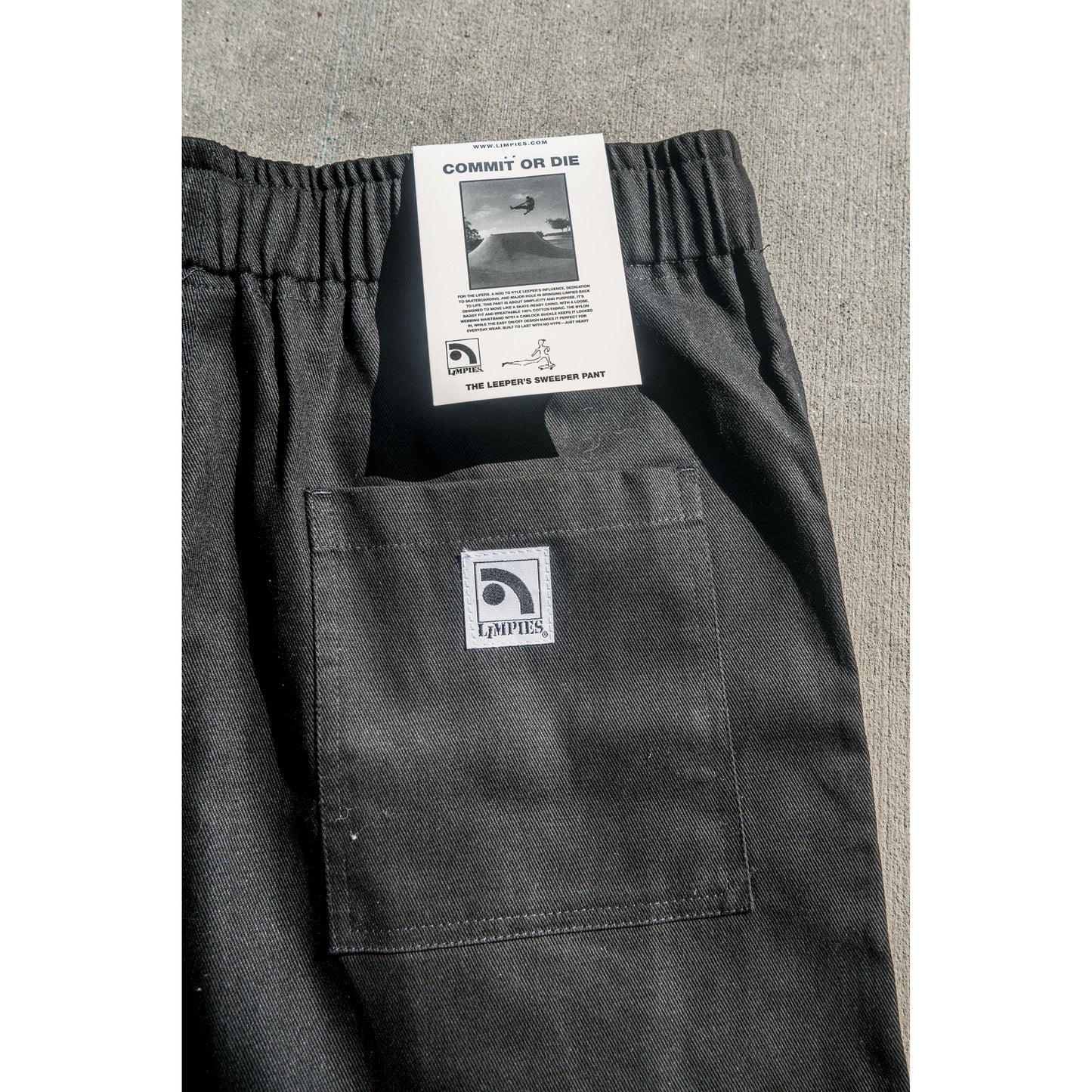 The "Leeper's Sweeper” Pant (Black)