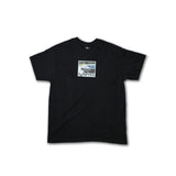 Limpies Wood Spoiler Motorsports T-Shirt — retro skate clothing brand inspired by 90s streetwear and motorsport culture. Vintage-style graphic tee by Limpies skatewear, bold motorsports print, sustainable streetwear design for skaters.